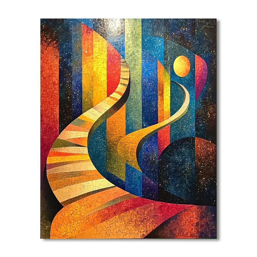 Joan Miró Inspired Sculpted Shadows  Paint By Color