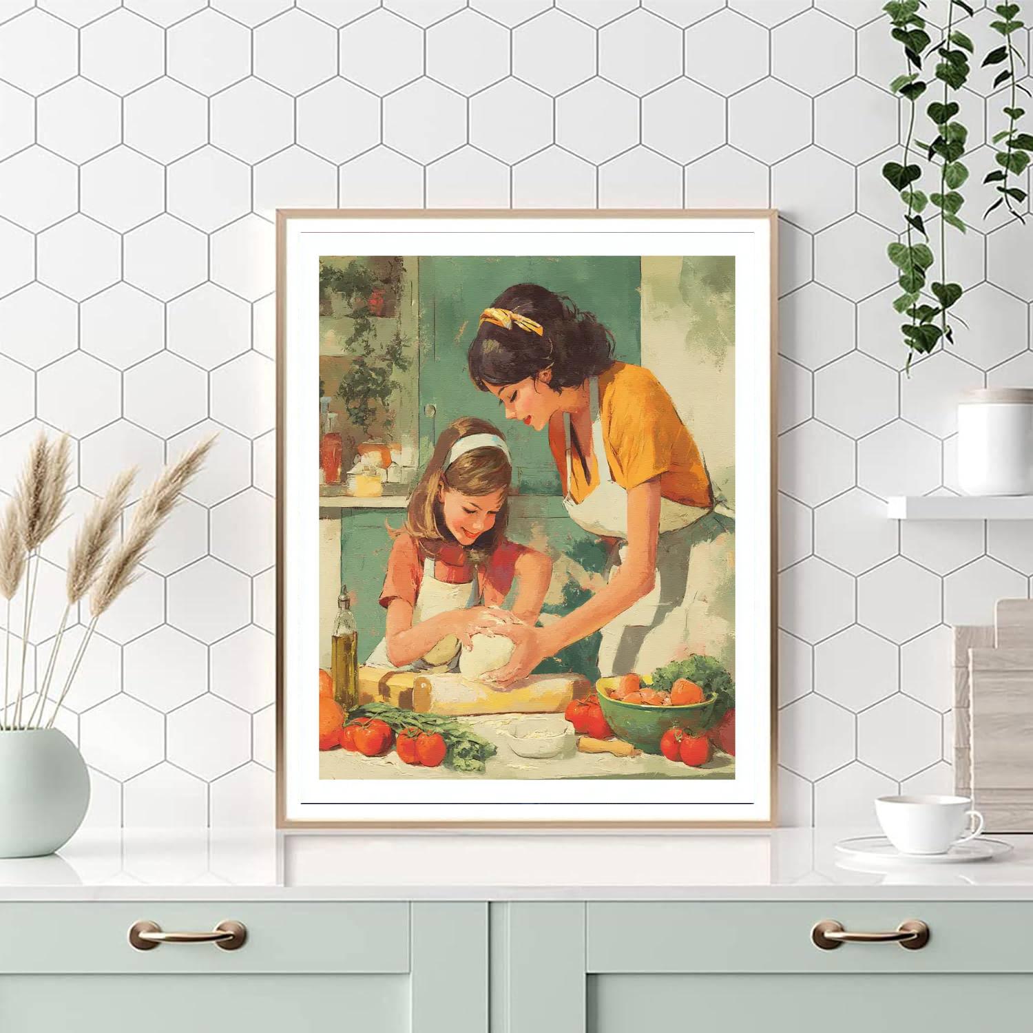 Magic Moments In The Kitchen Numbered Painting Kits