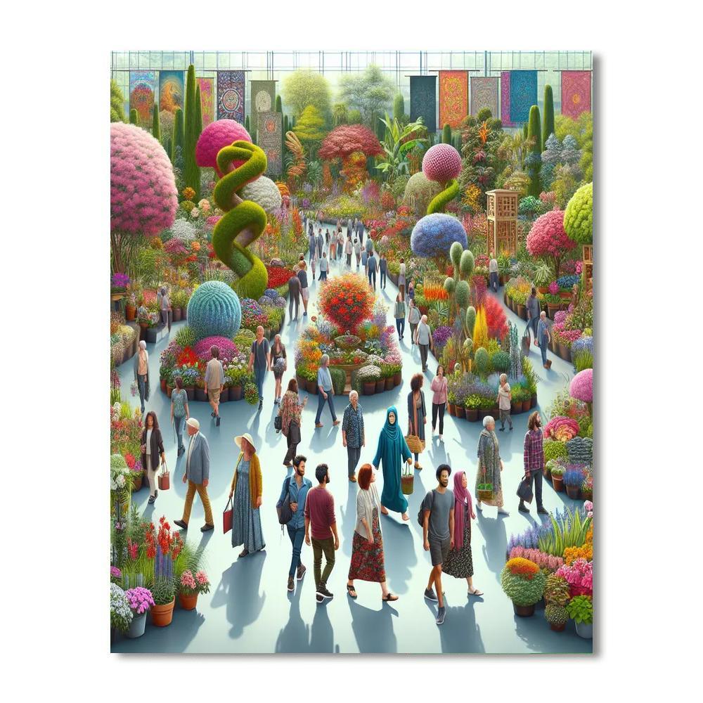 The Chelsea Flower Show - United Kingdom DIY Paint By Numbers