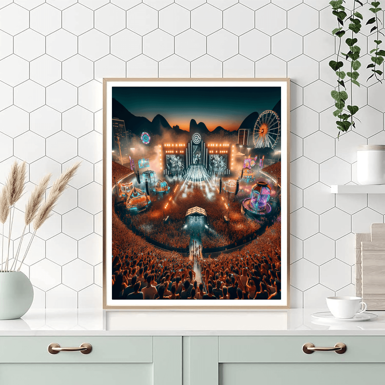 Rock In Rio - Brazil Painting Number Kit