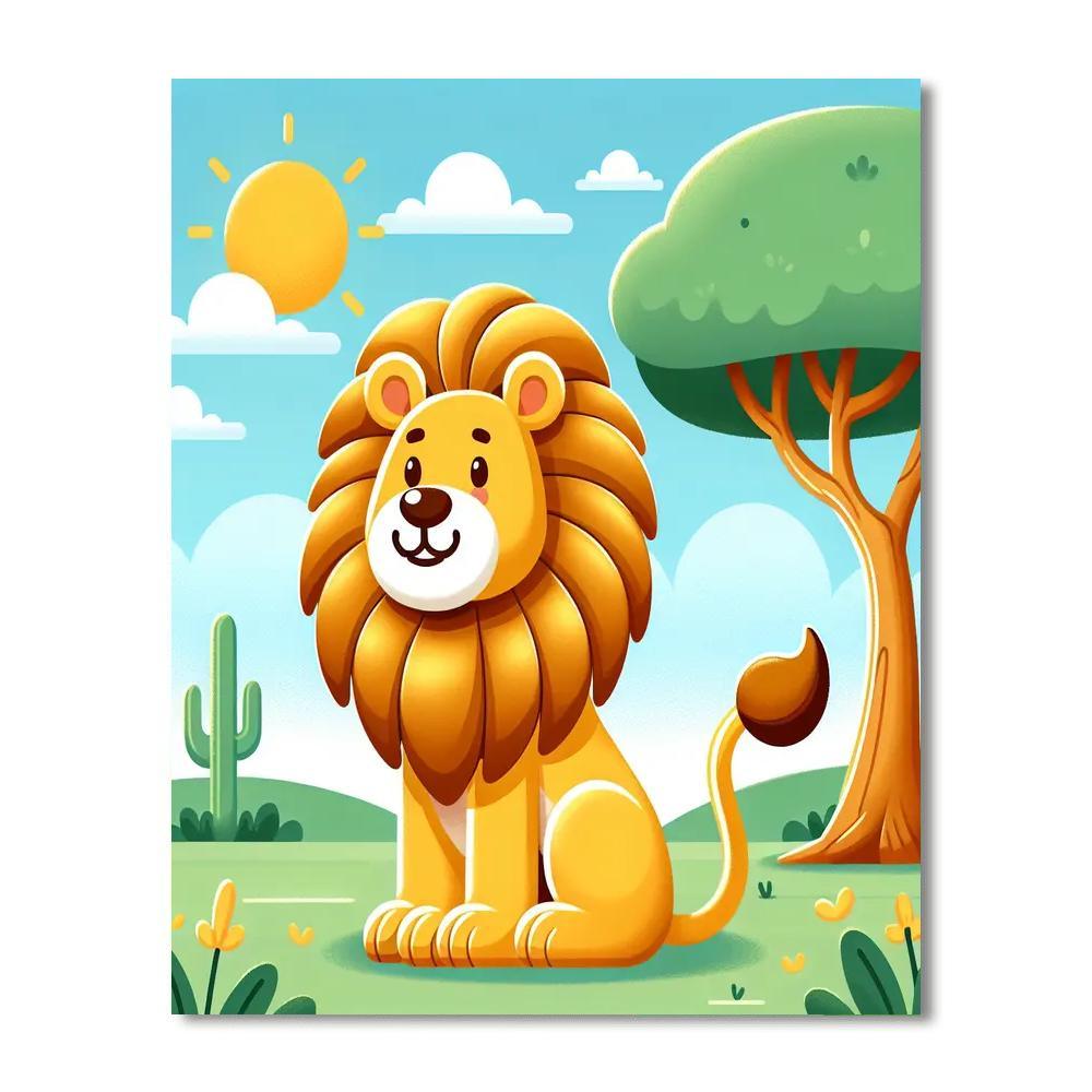Mighty Lion Paint By Color