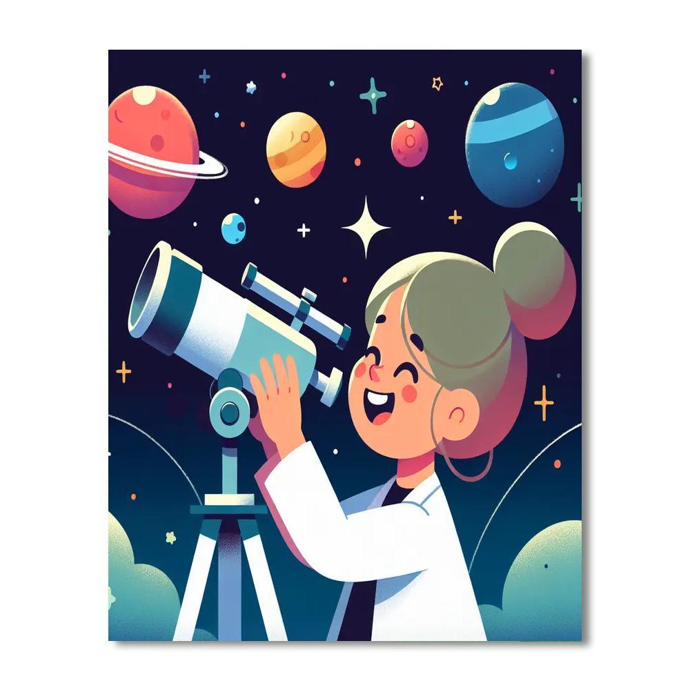 Space Science Adventure Paint By Numbers Kits