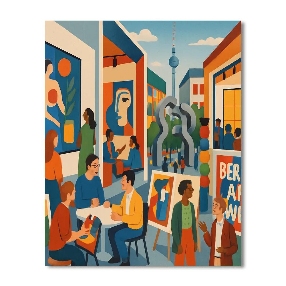 Berlin Art Week Painting By Numbers Kit