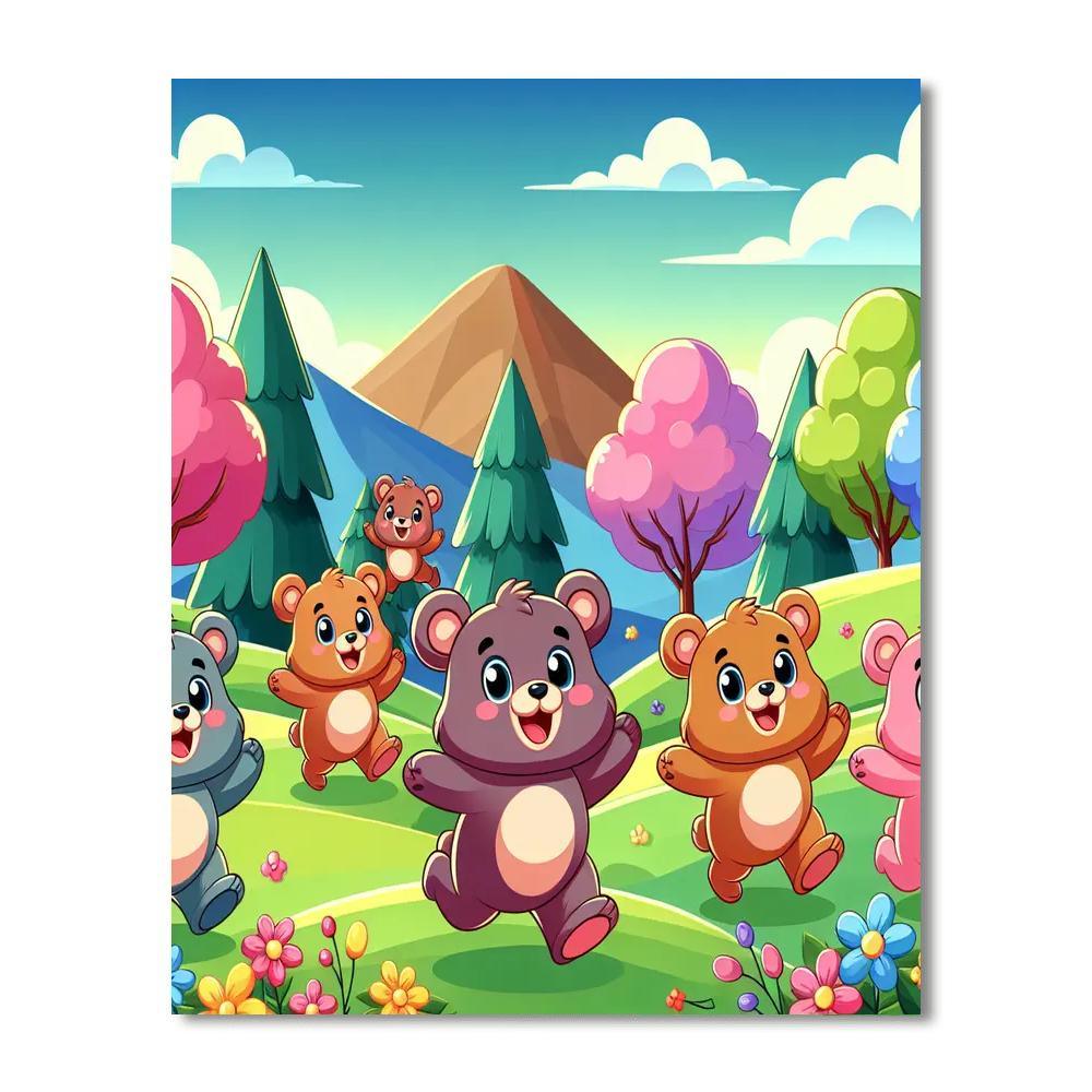 Adventurous Bears Painting Number Kit