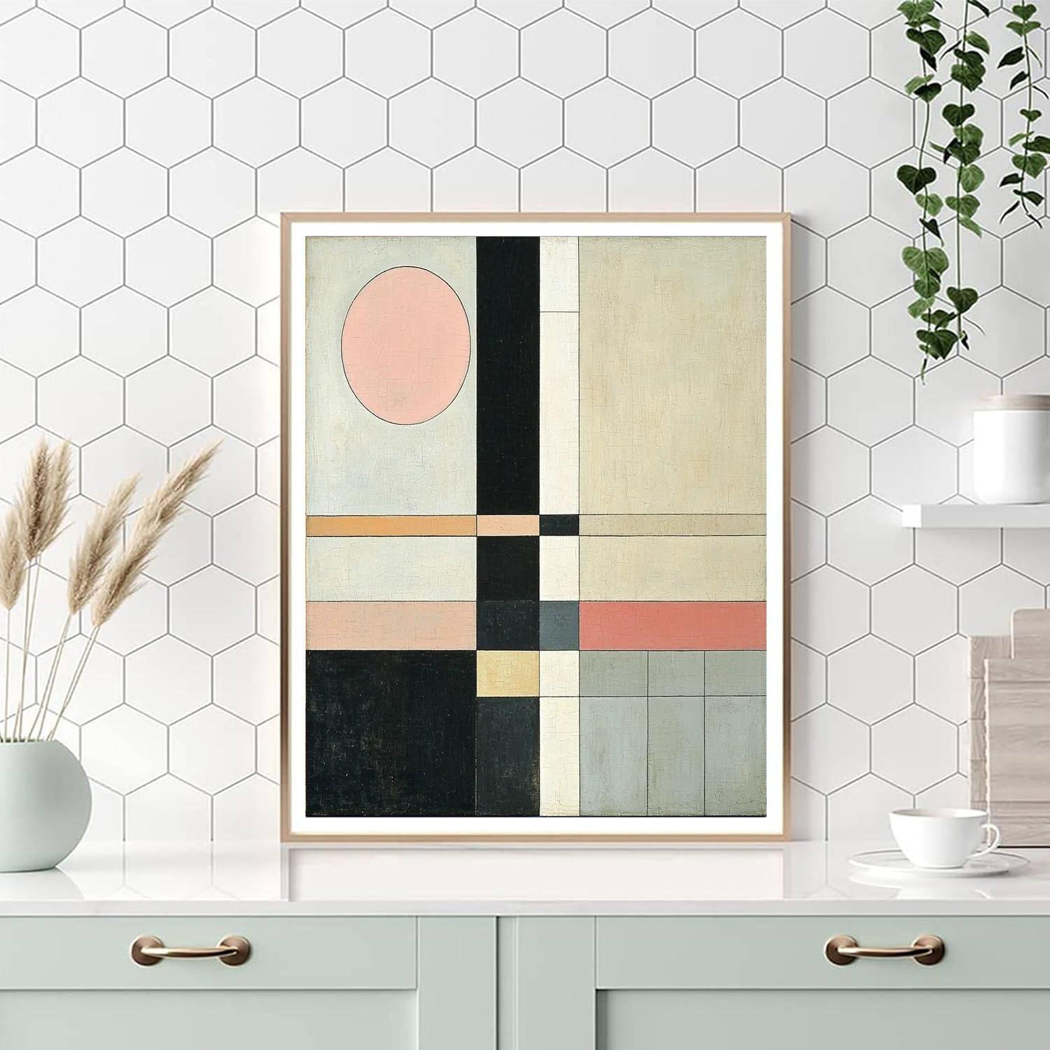 Kazimir Malevich Inspired Silent Conversations  Numbered Painting Kits