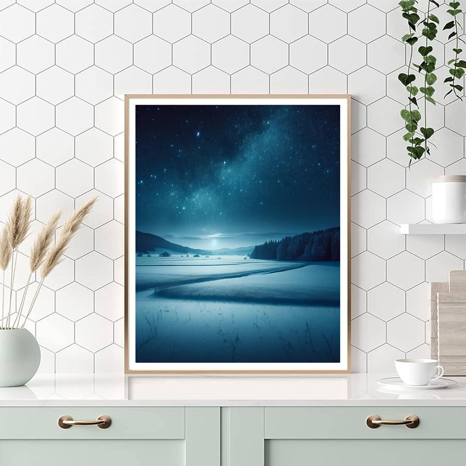 Winter Starlight Serenade Paint By Numbers