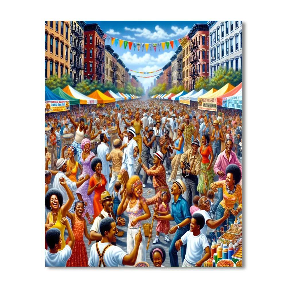 Harlem Week - New York City, Usa Paint By Numbers Art