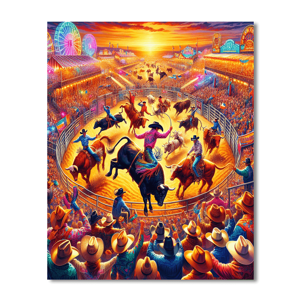 Calgary Stampede - Alberta, Canada Paint By Color