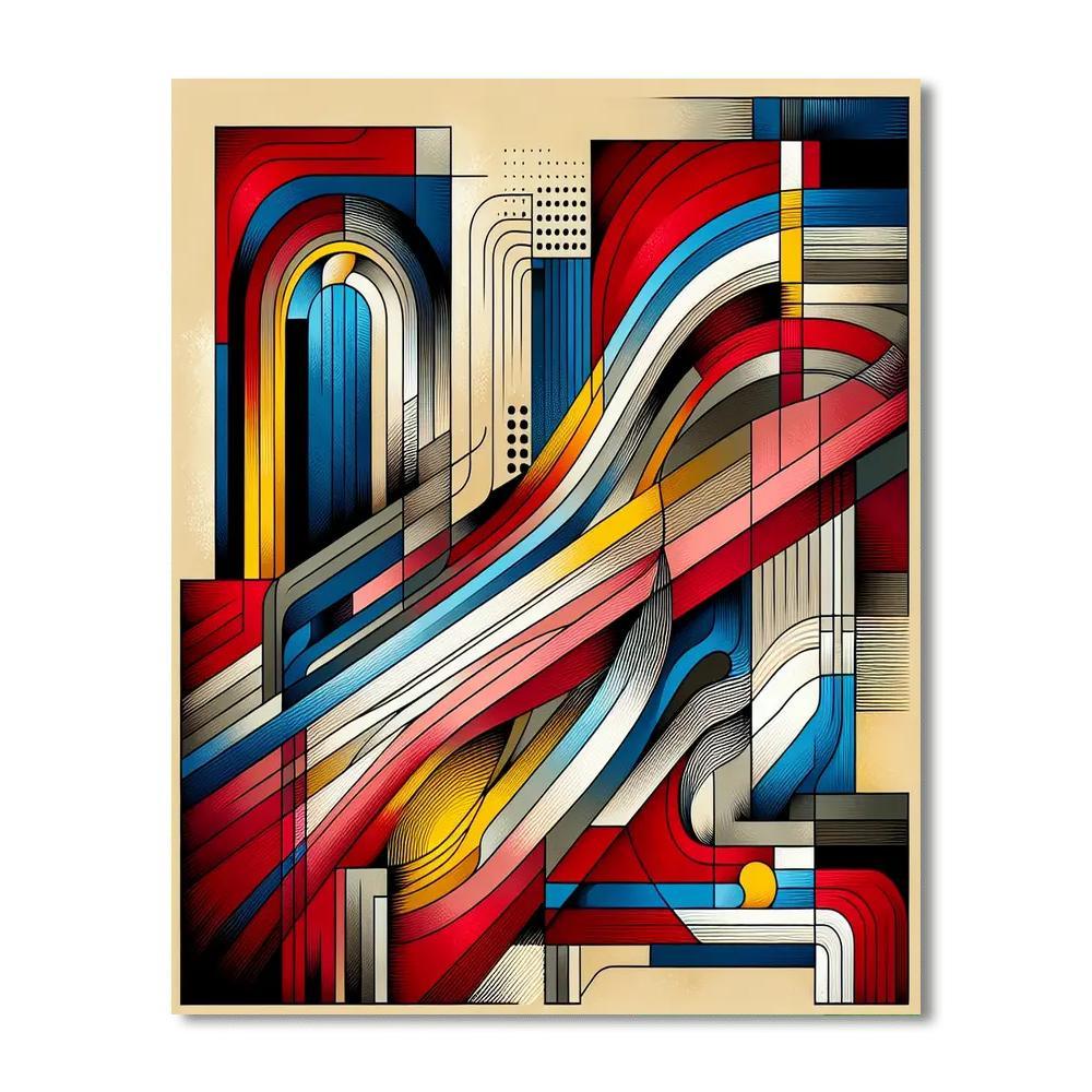 Dynamic Artistic Expressions Painting By Numbers Kit