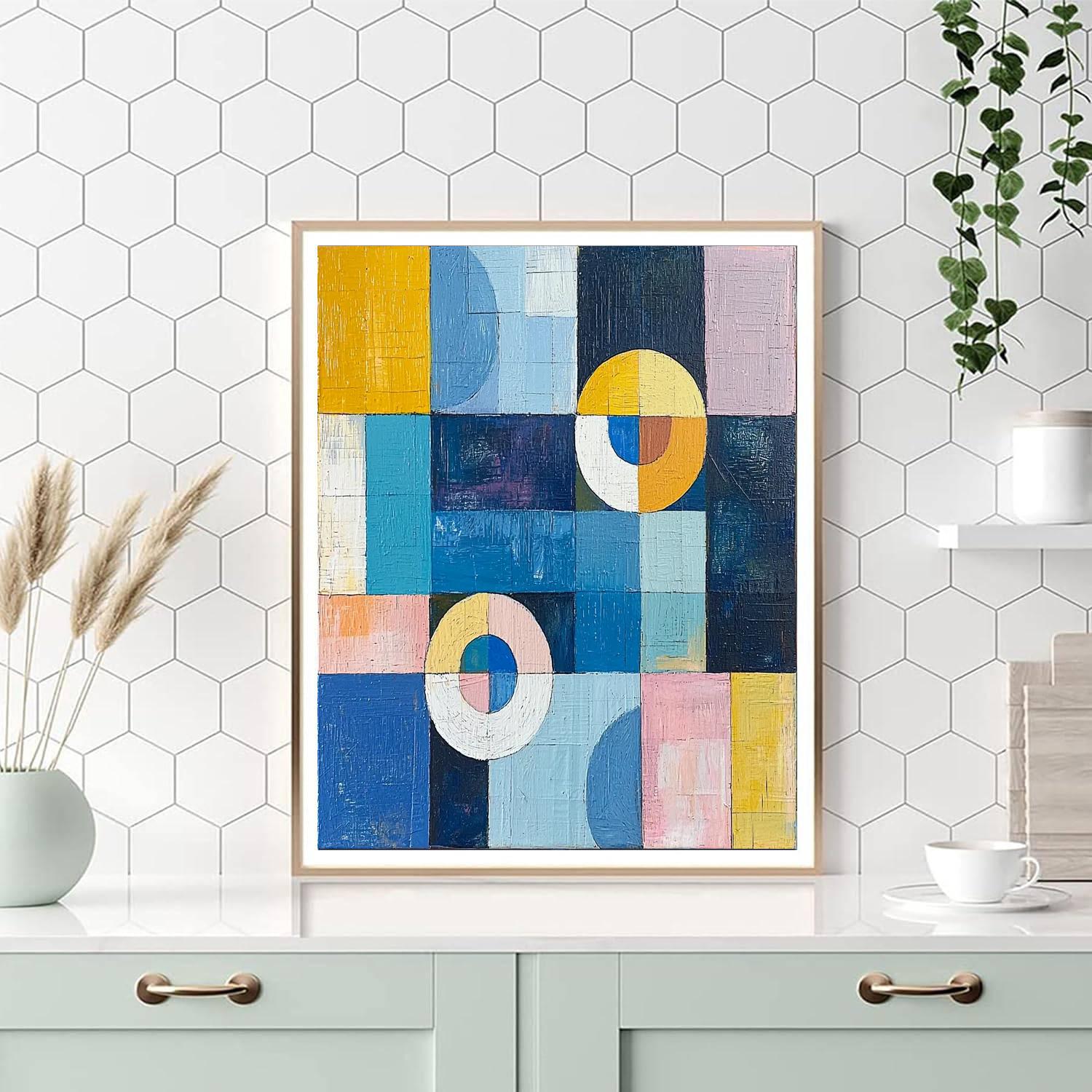 Paul Klee Inspired Journey Through Shapes  Numbered Painting Kits