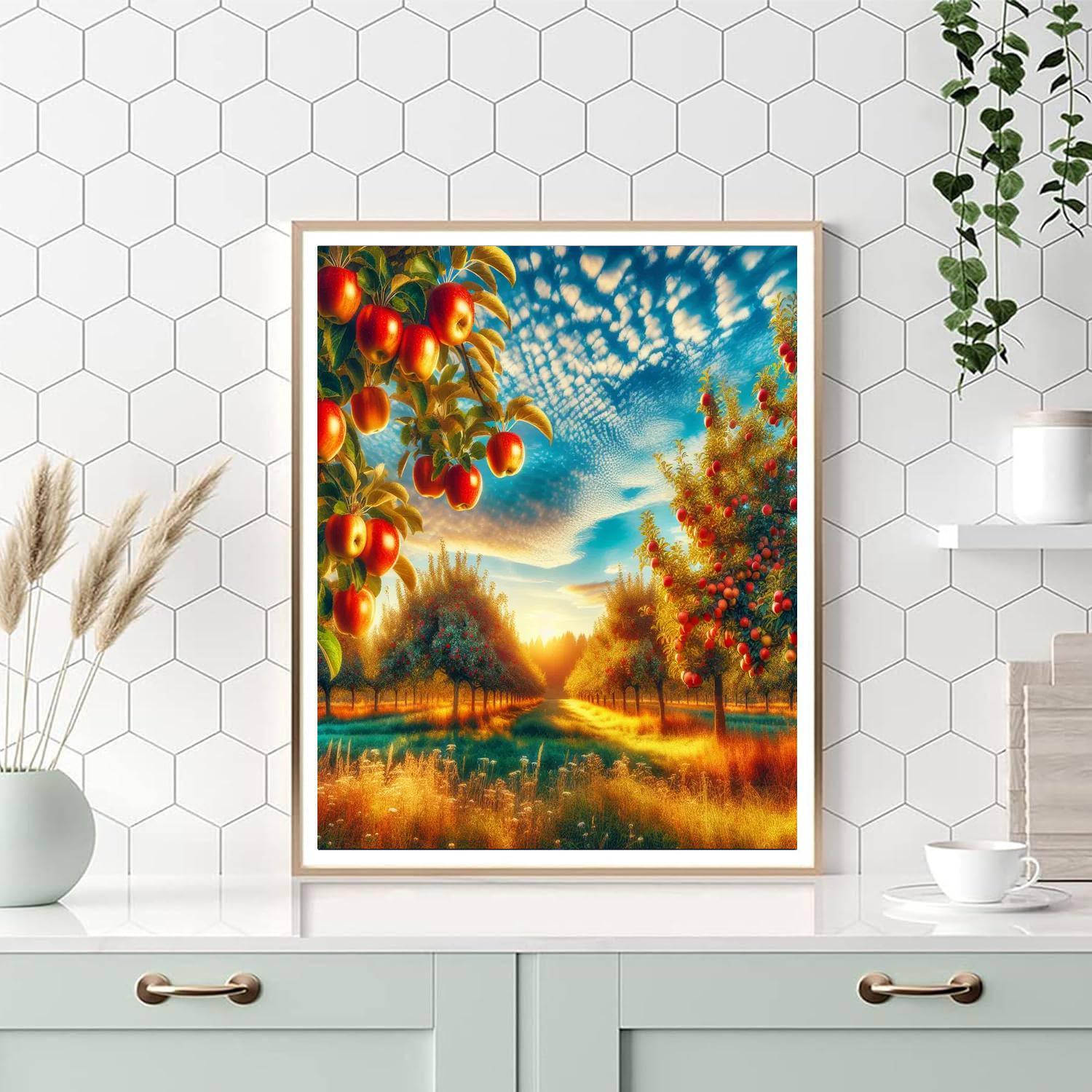 Charming Orchard Afternoon Paint By Numbers Kits