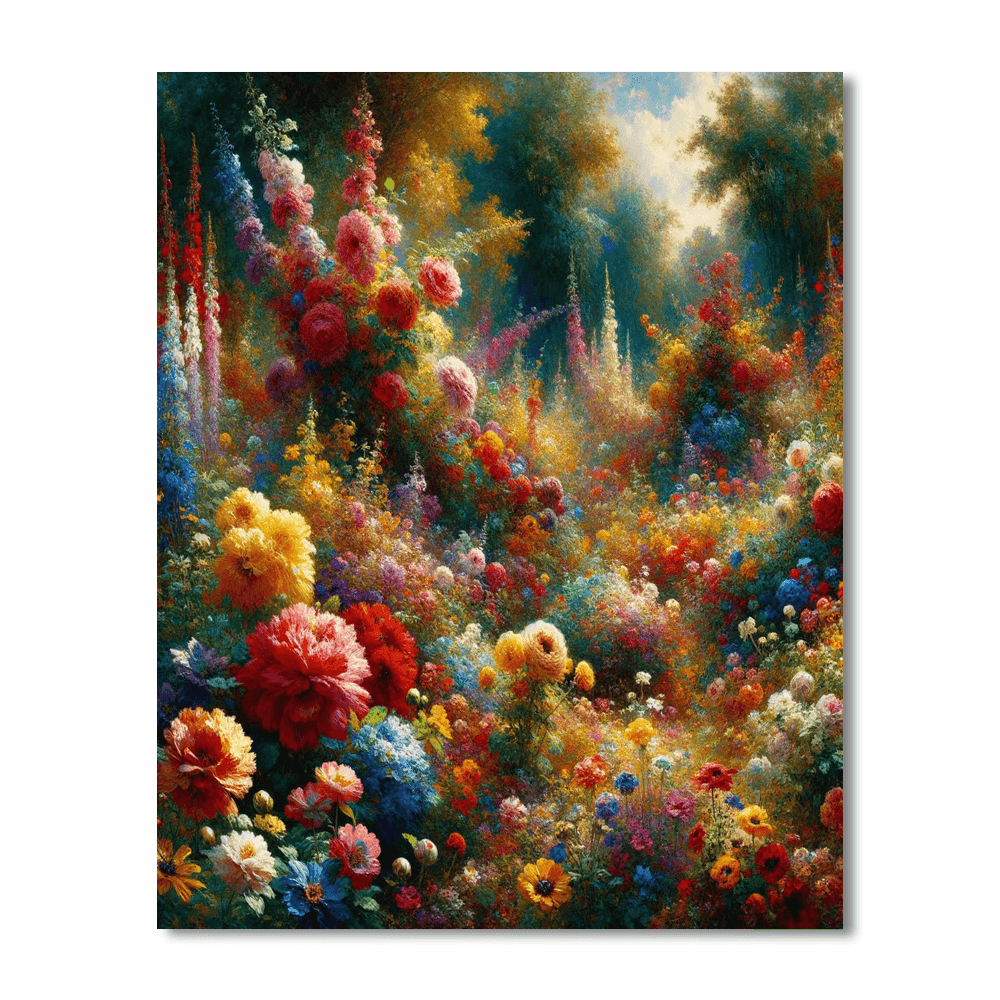 Summer Garden Dance DIY Paint By Numbers