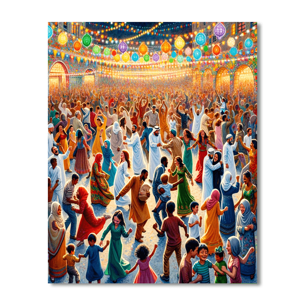 Festival Of Colors Paint By Color