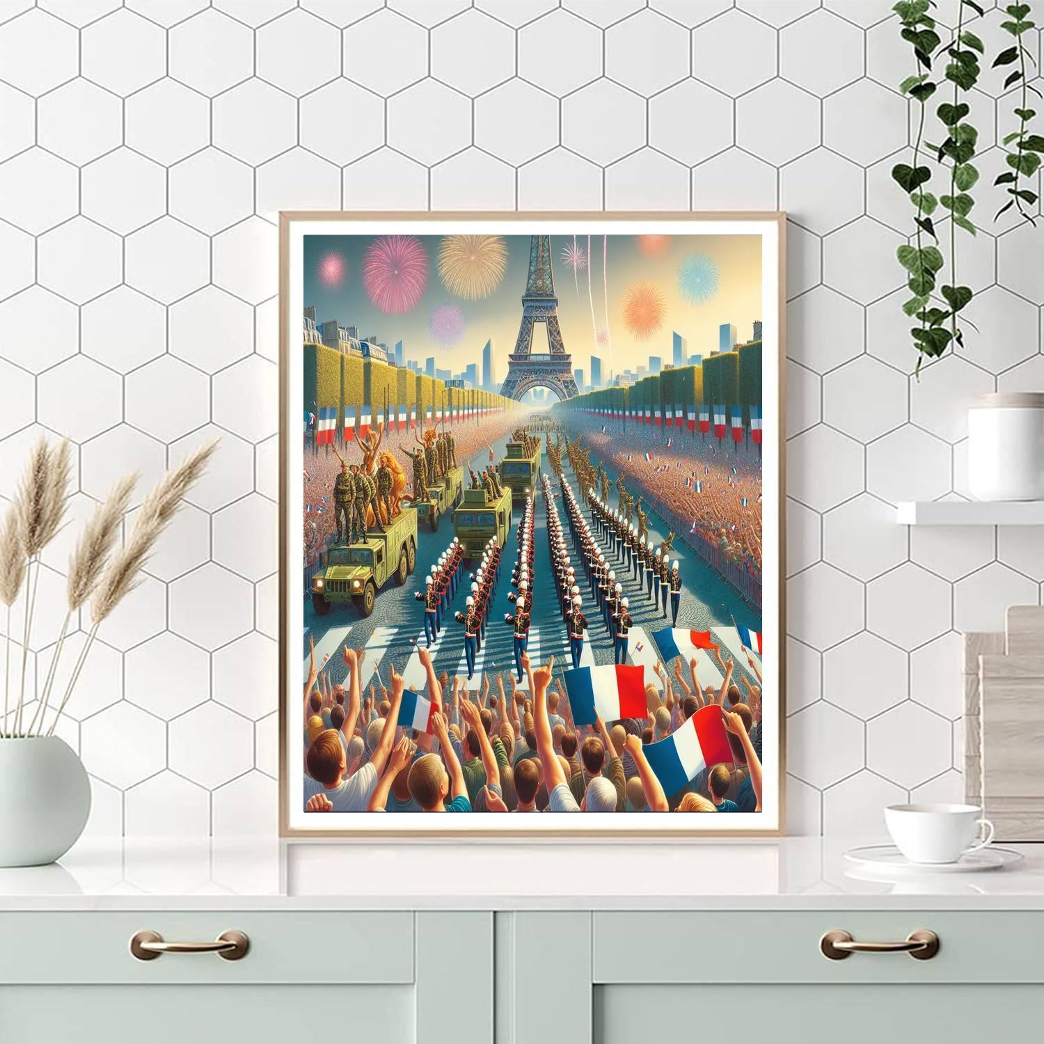 La Fête Nationale - France Paint By Numbers Art