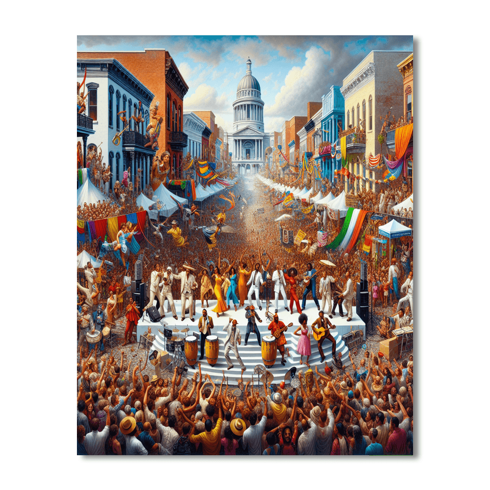 Edinburgh Fringe Festival - Edinburgh, Scotland Number Painting