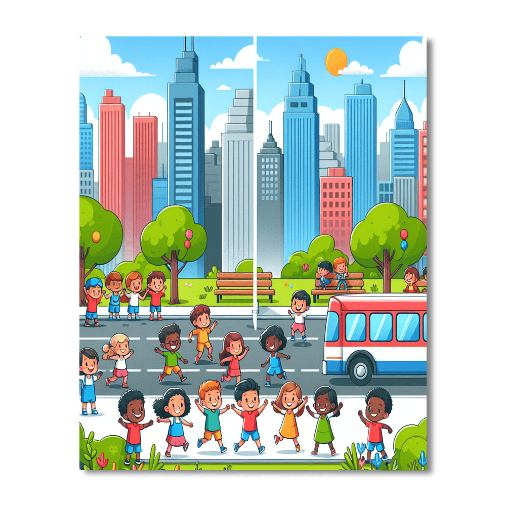 Creative City Adventures Number Painting