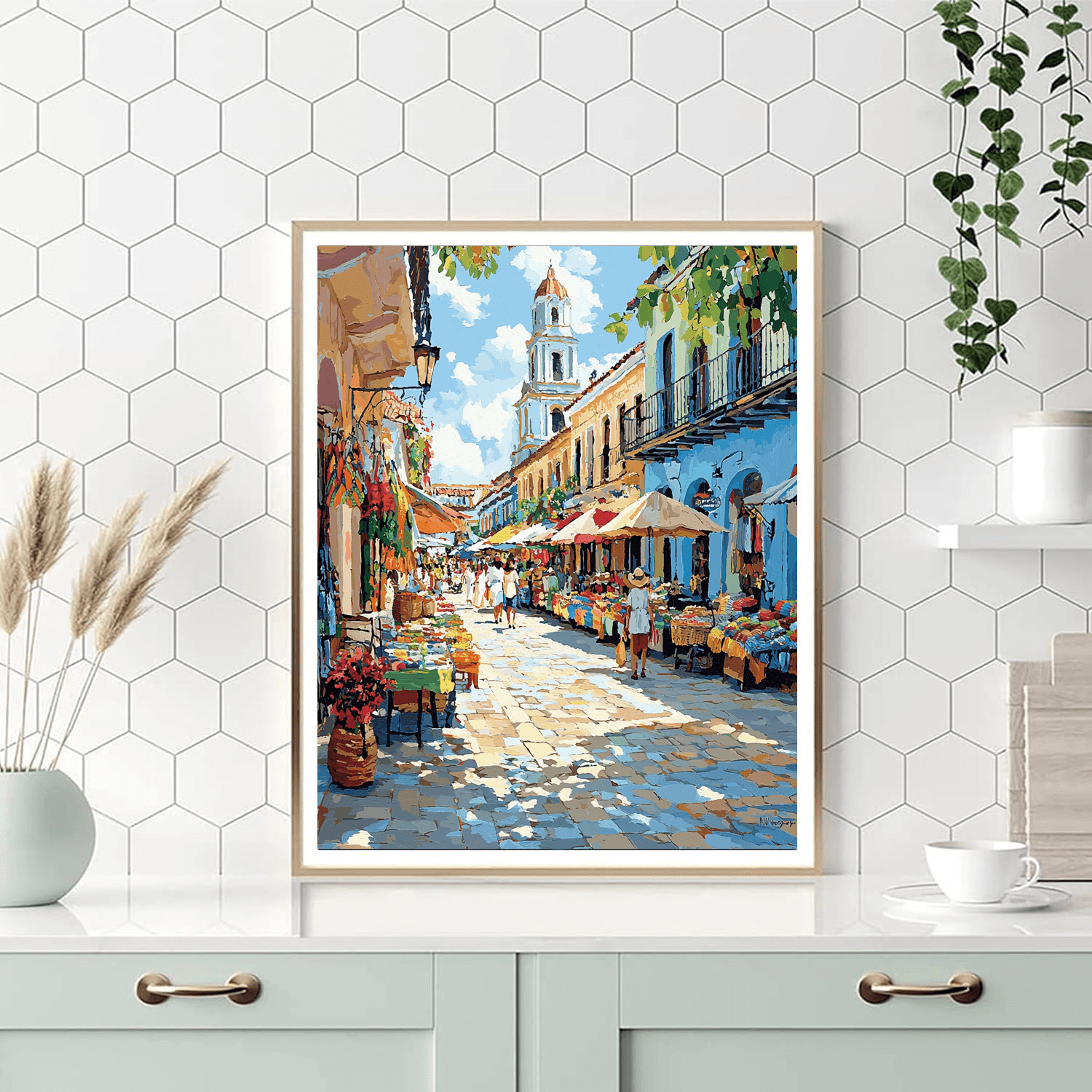 Historic Centre Of Oaxaca - Mexico Paint By Number