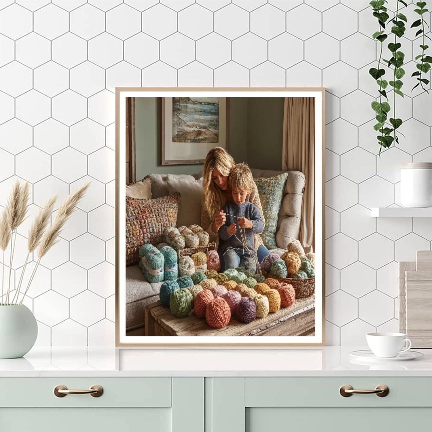 Handmade Memories Number Painting