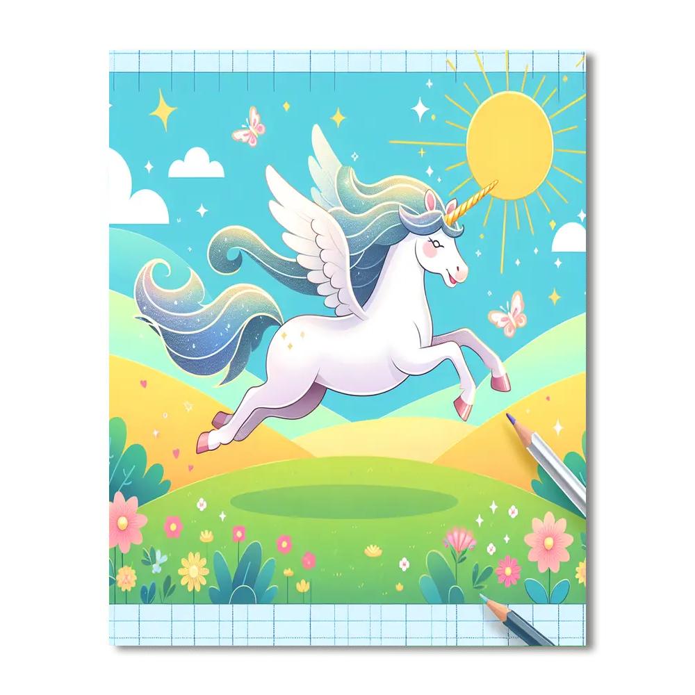 Fairytale Unicorn DIY Paint By Numbers