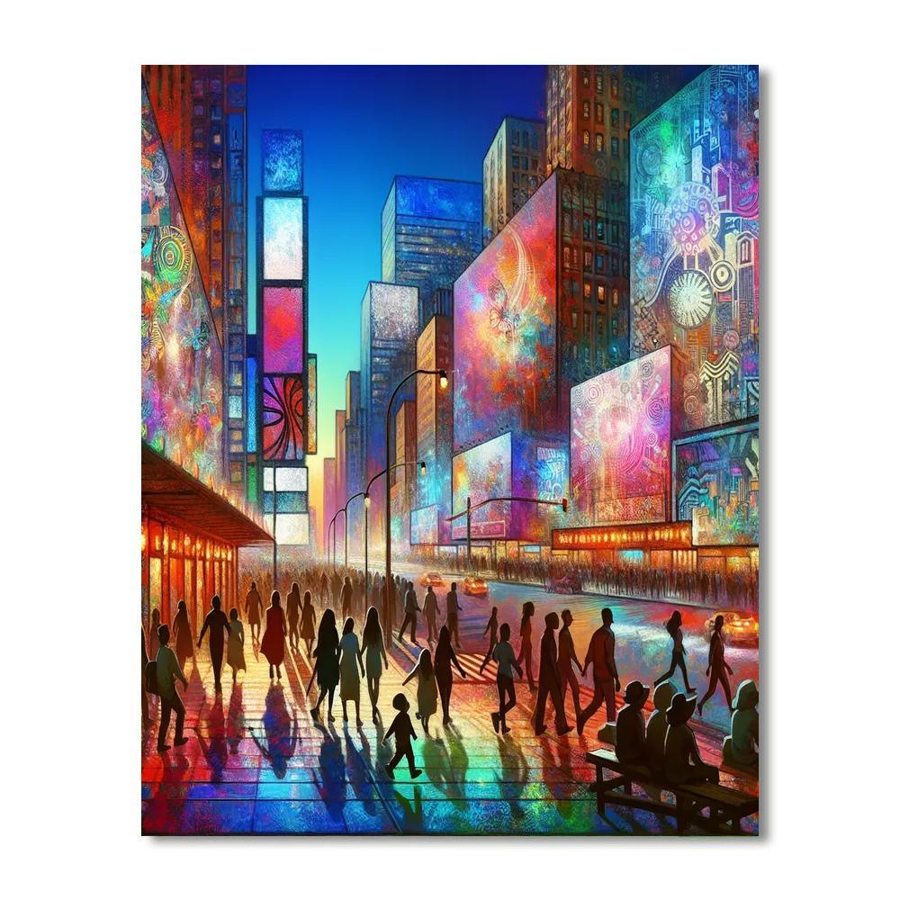 Urban Street Life Paint By Numbers Kits