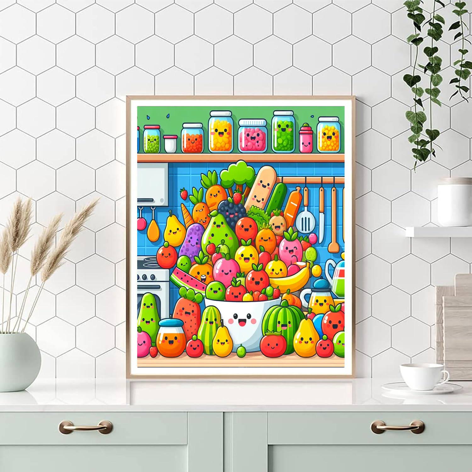 Cooking Fun Number Painting