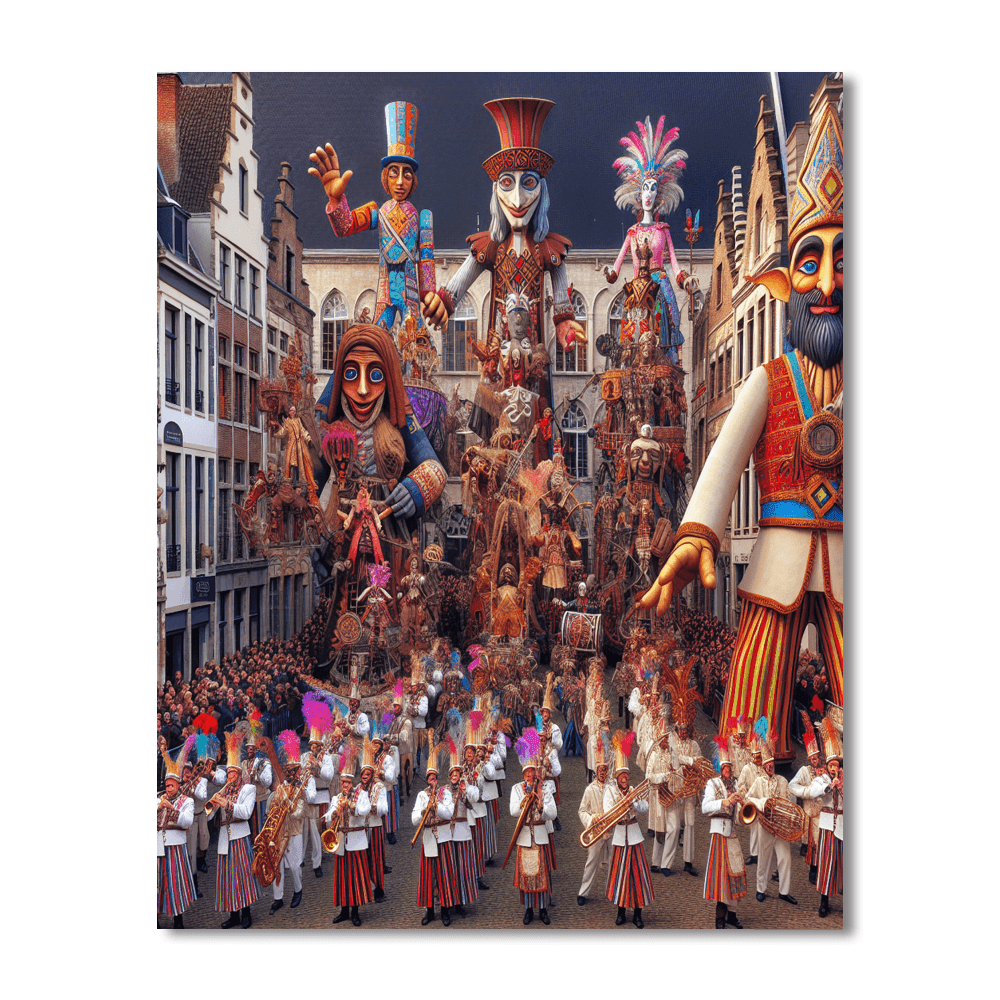 Festival Of Giants - Douai Number Painting