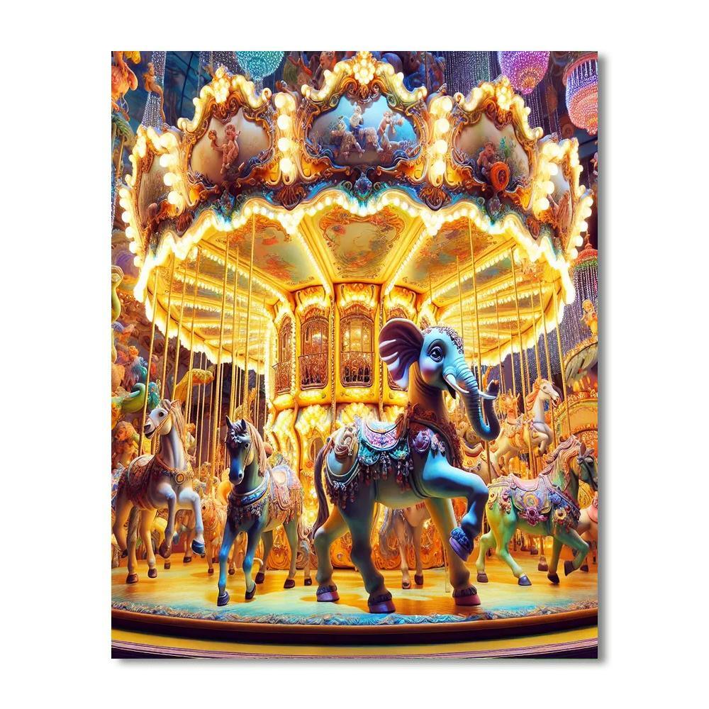 Charming Carousel Dreams Paint By Numbers Kits