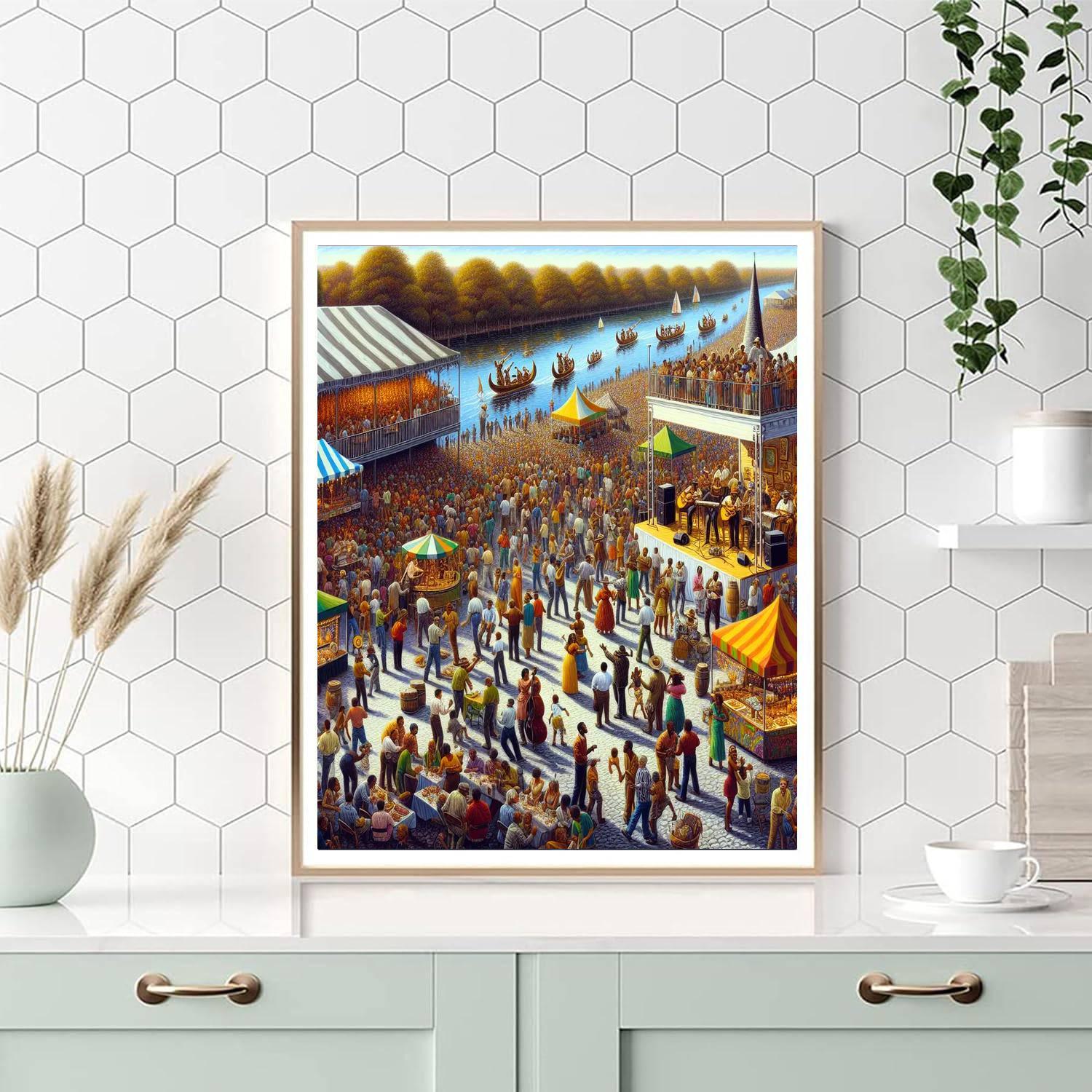 Bayou Boogaloo - United States Paint By Color