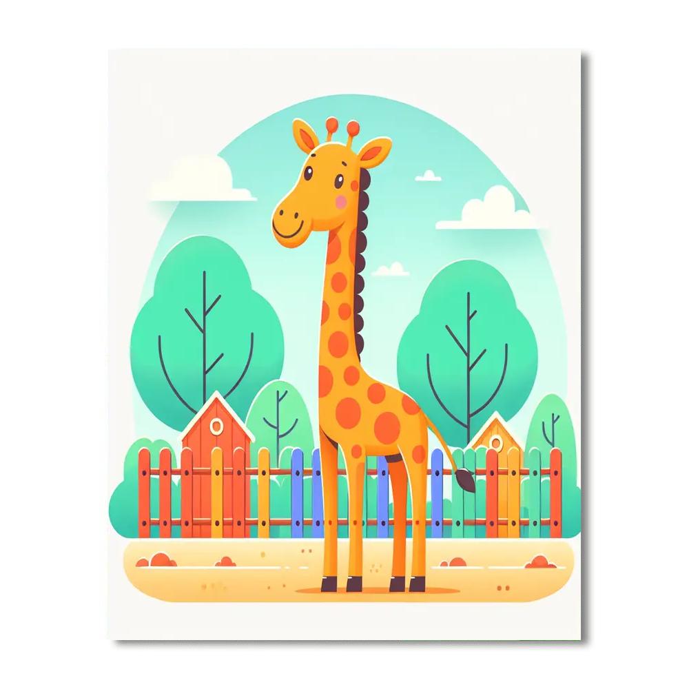 Zoo Friends Paint By Color