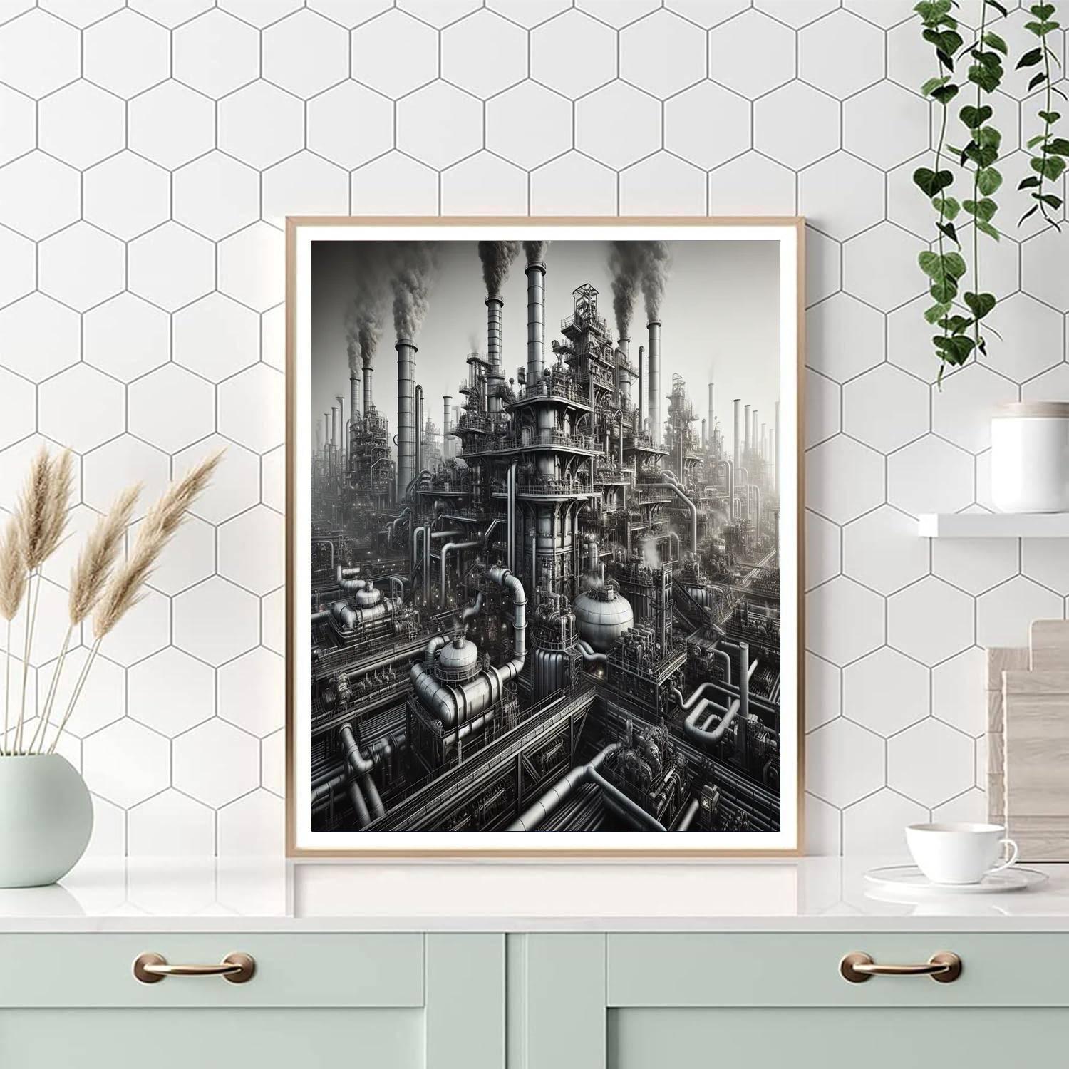 Industrial Revolution Marvel Number Painting