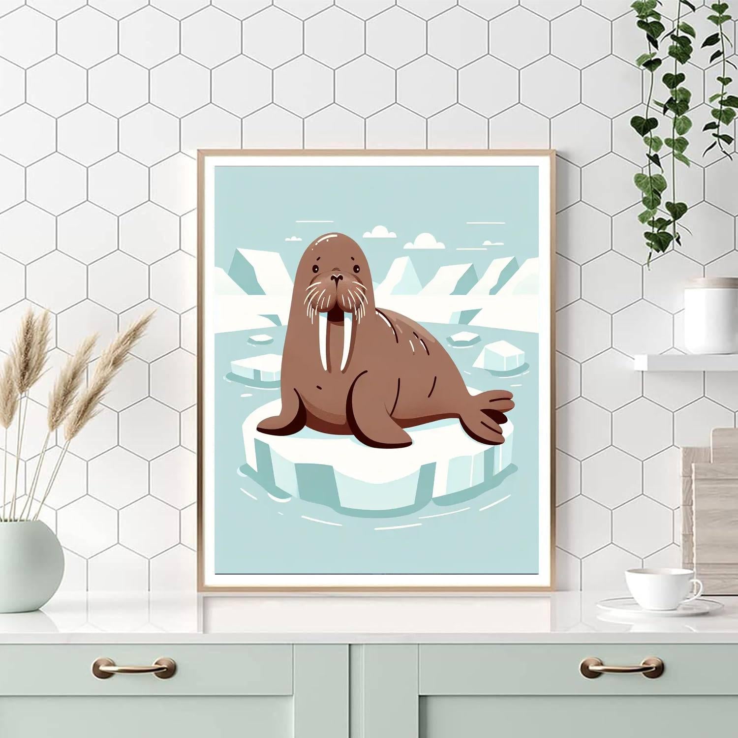 Wondrous Walrus Paint By Number