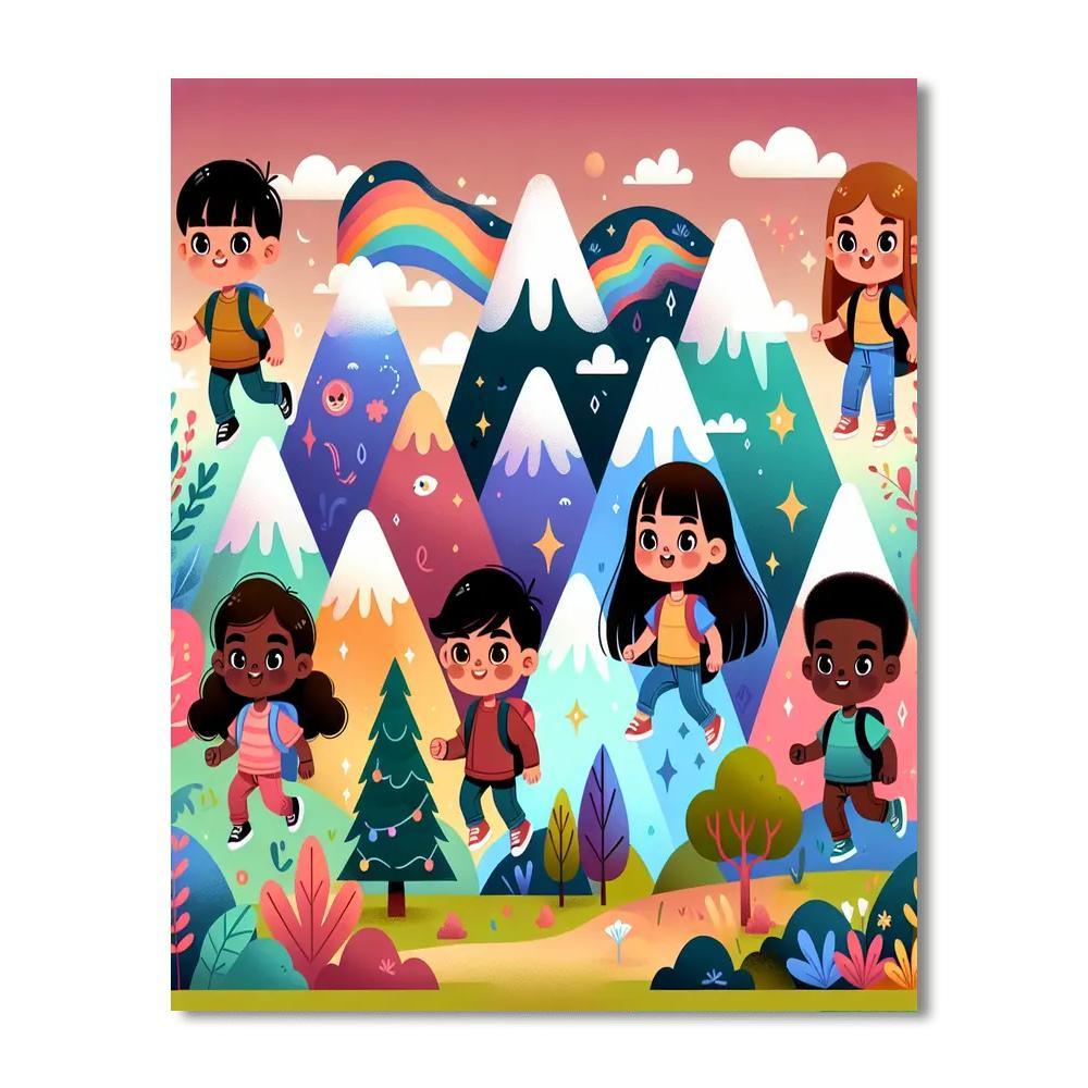 Mystic Mountain Magic Paint By Number
