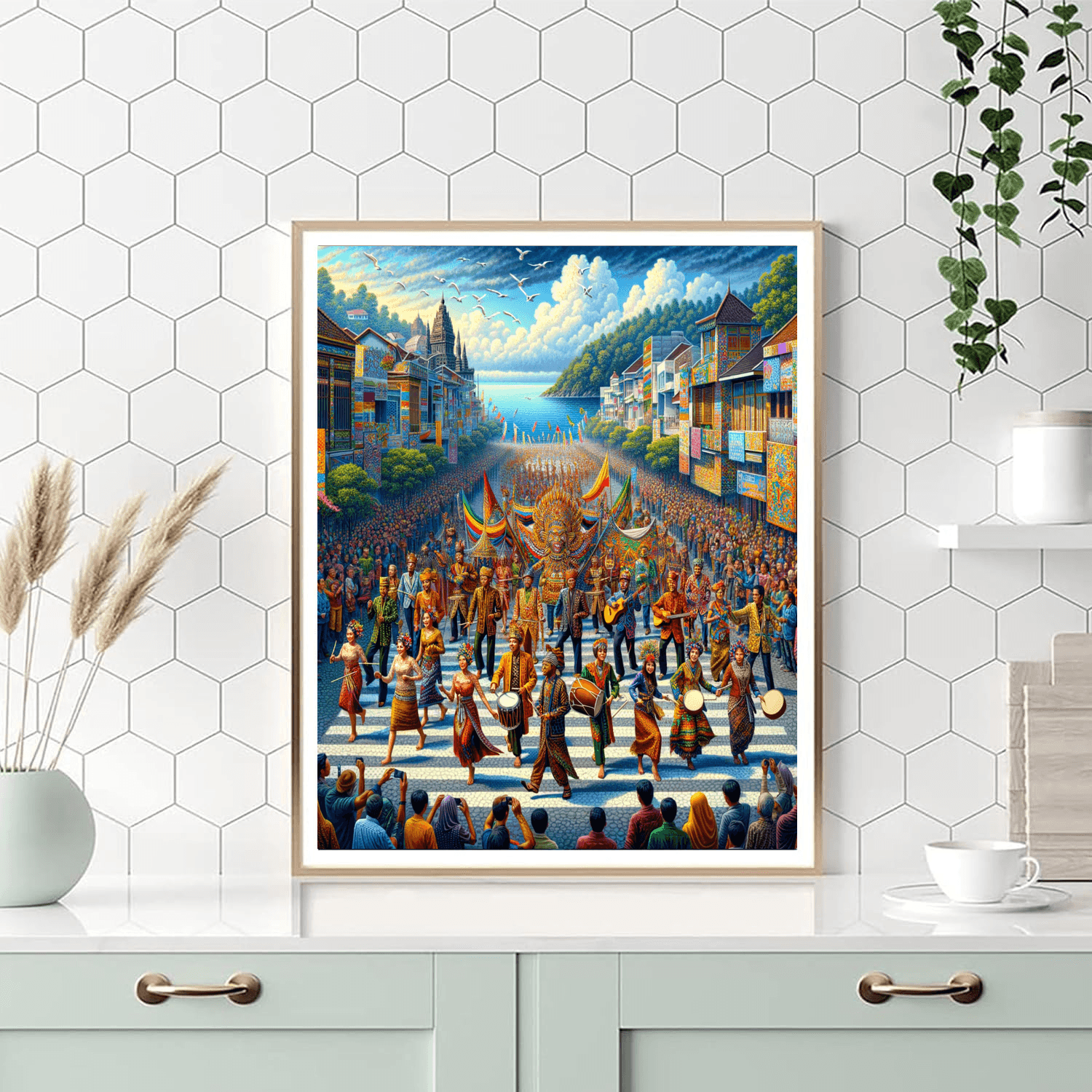 Karnival Di Ambon Painting By Numbers Kit