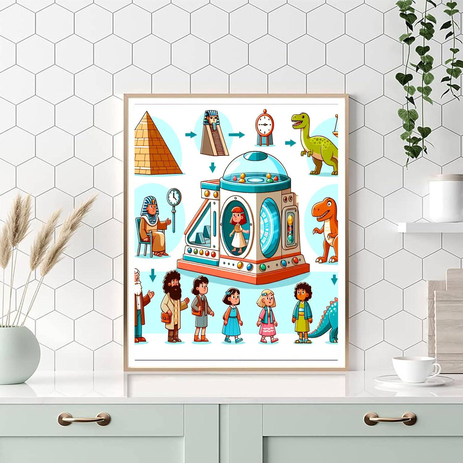 Time-traveling Adventure Paint By Numbers