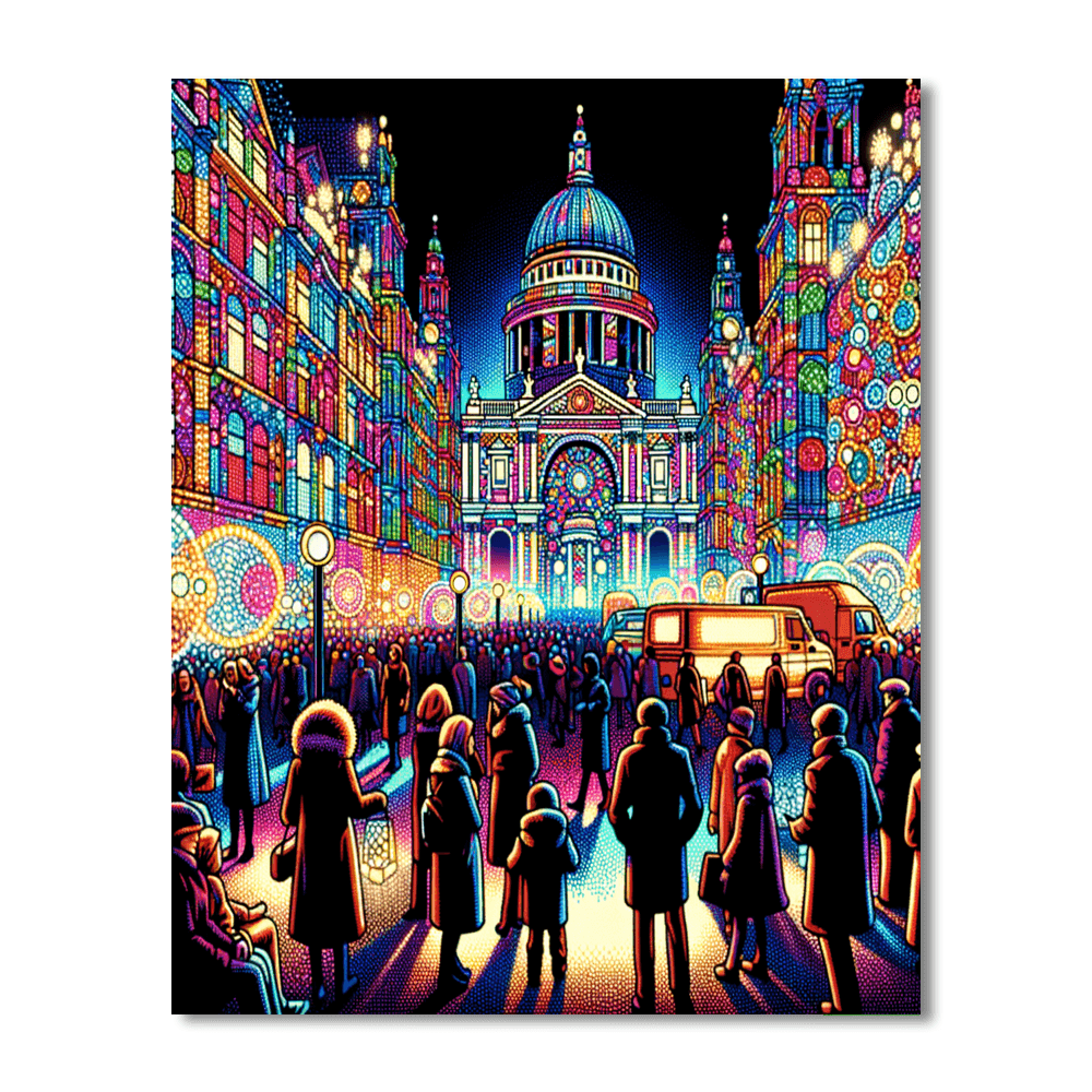 The Berlin Festival Of Lights Paint By Color