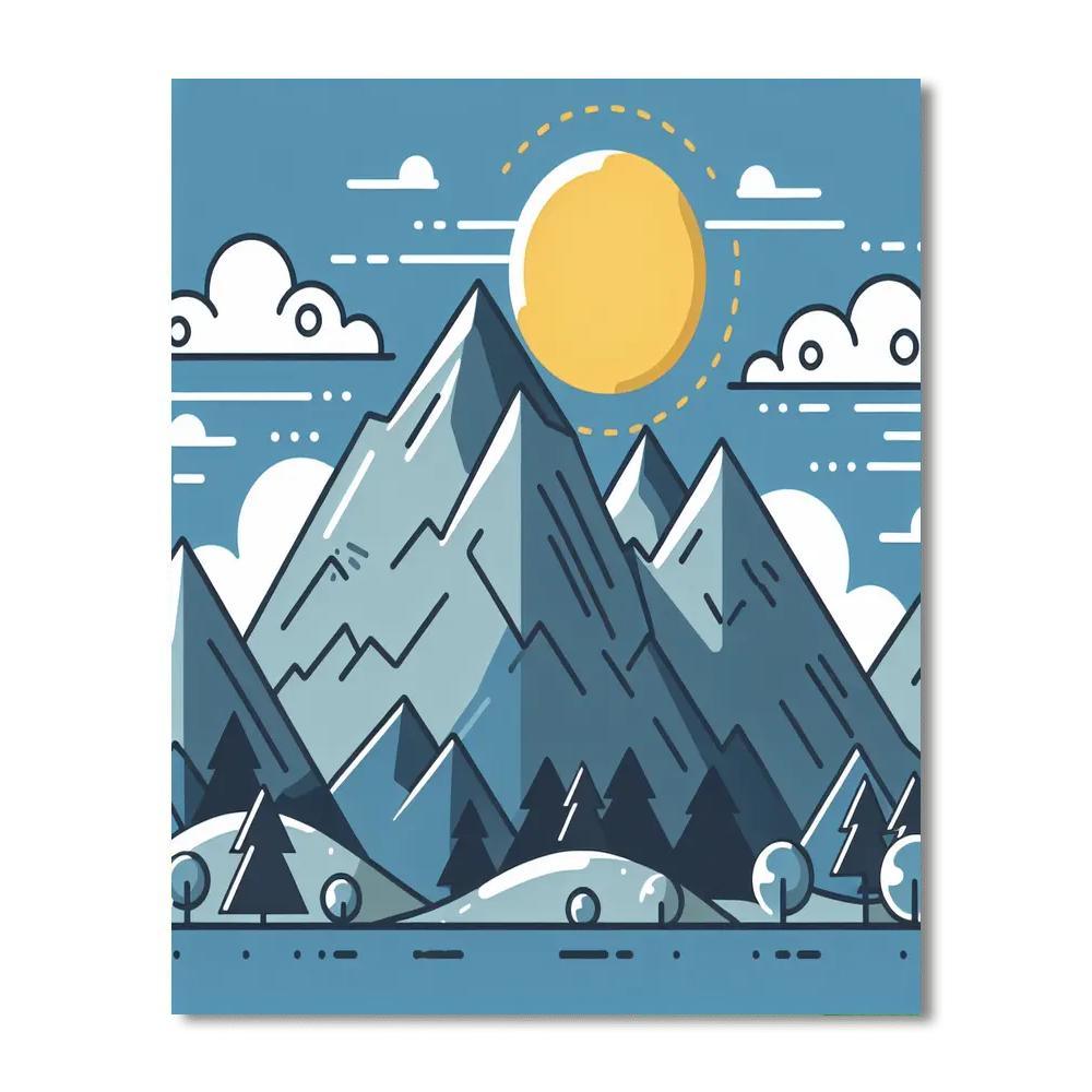 Mystical Mountain Majesty Paint By Numbers