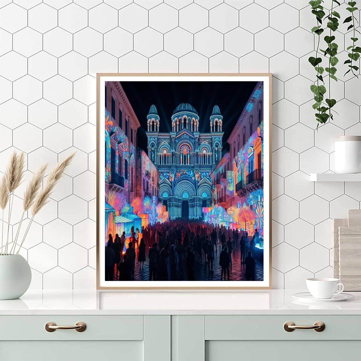 Norrköping Lights Festival Number Painting