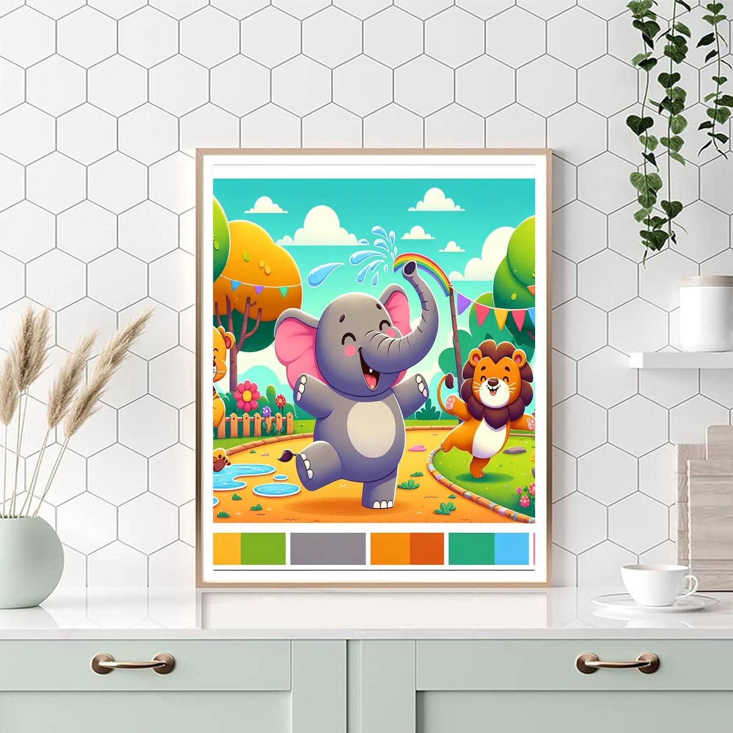 Charming Zoo Adventure Paint By Numbers Kits