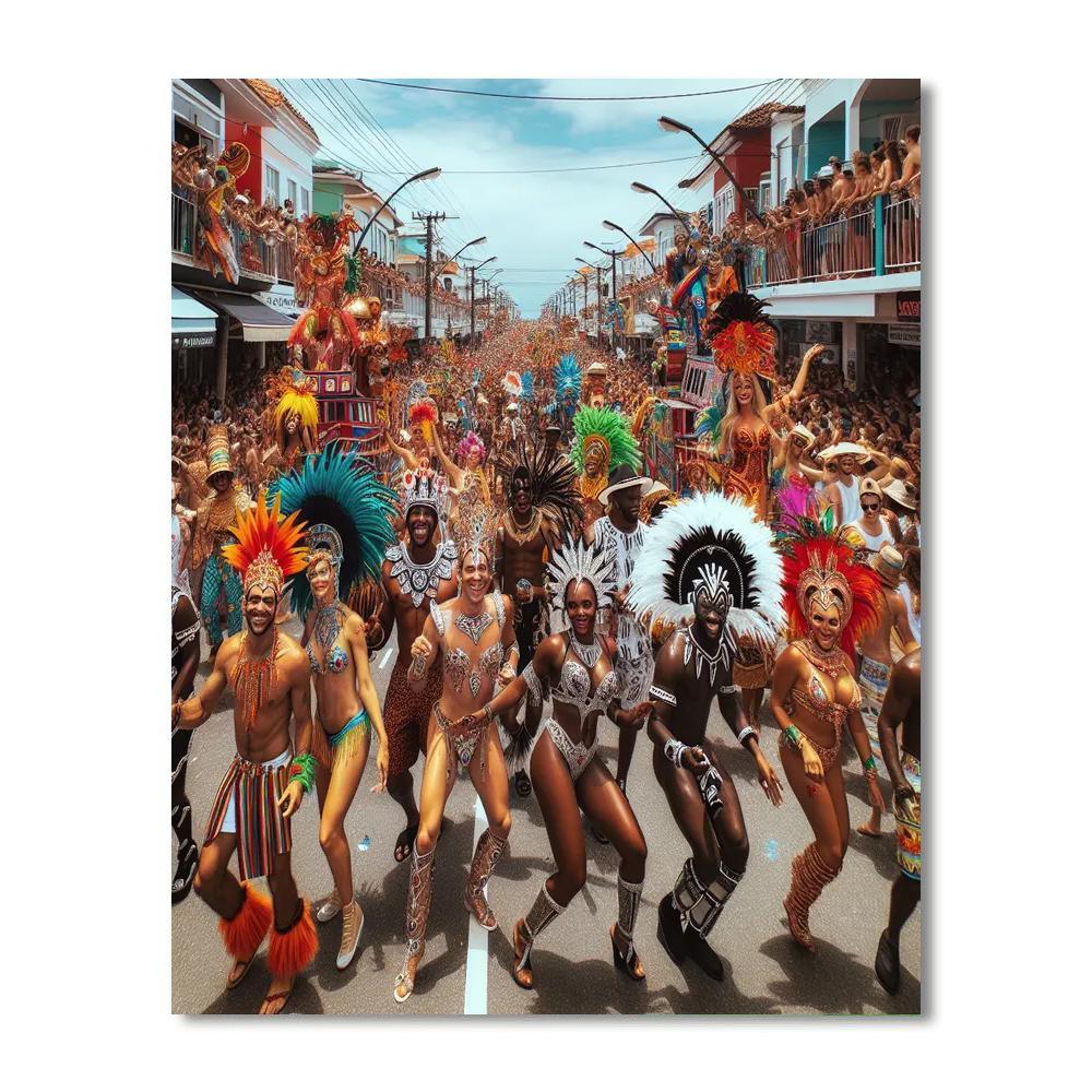 Sitges Carnival - Spain Painting Number Kit