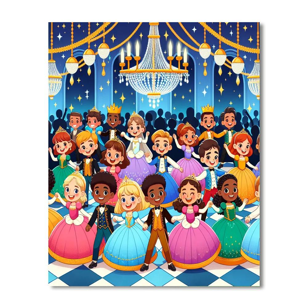 The Royal Ball Painting Number Kit