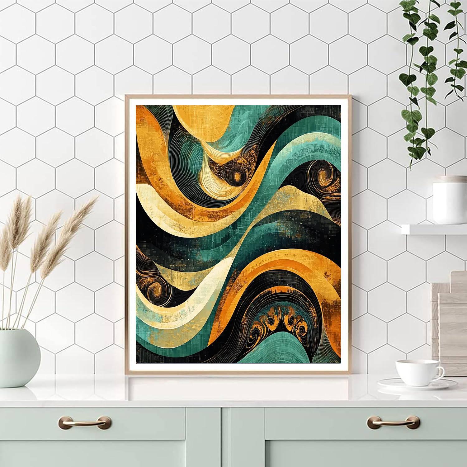 Max Ernst Inspired Surreal Patterns Of Life  Painting By Numbers Kit