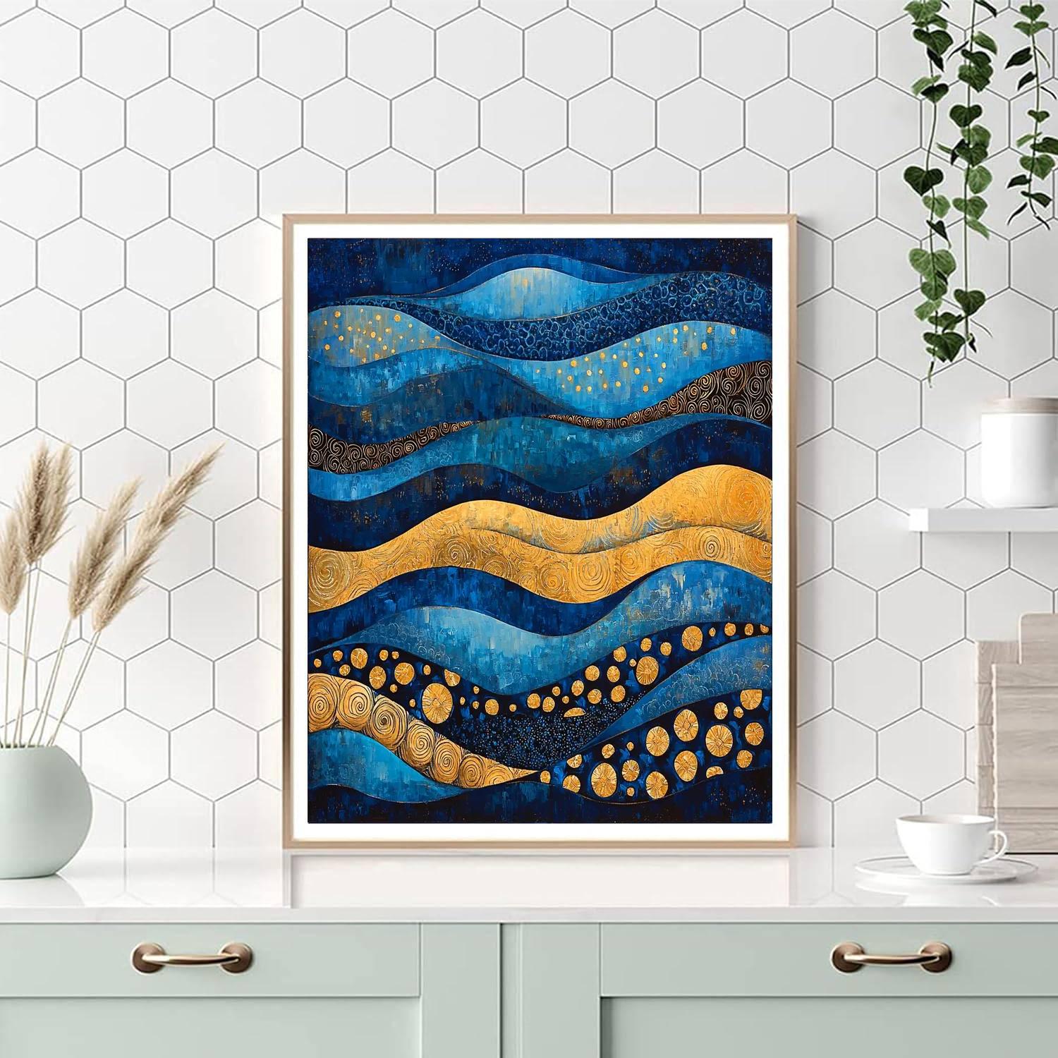 Gustav Klimt Inspired Ethereal Patterns Of The Soul  Paint By Numbers Art