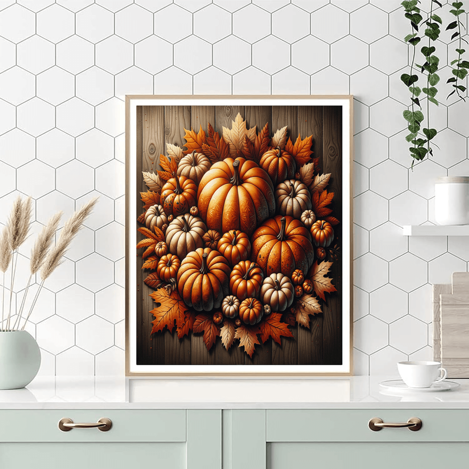 Warmth Of Autumn Harvest Paint By Number