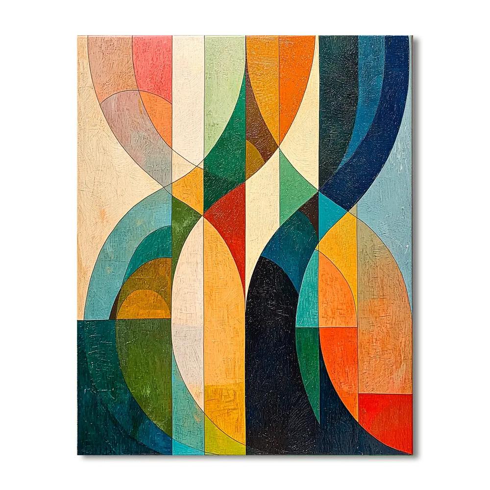 Joan Miró Inspired Chromatic Curves  Paint By Color