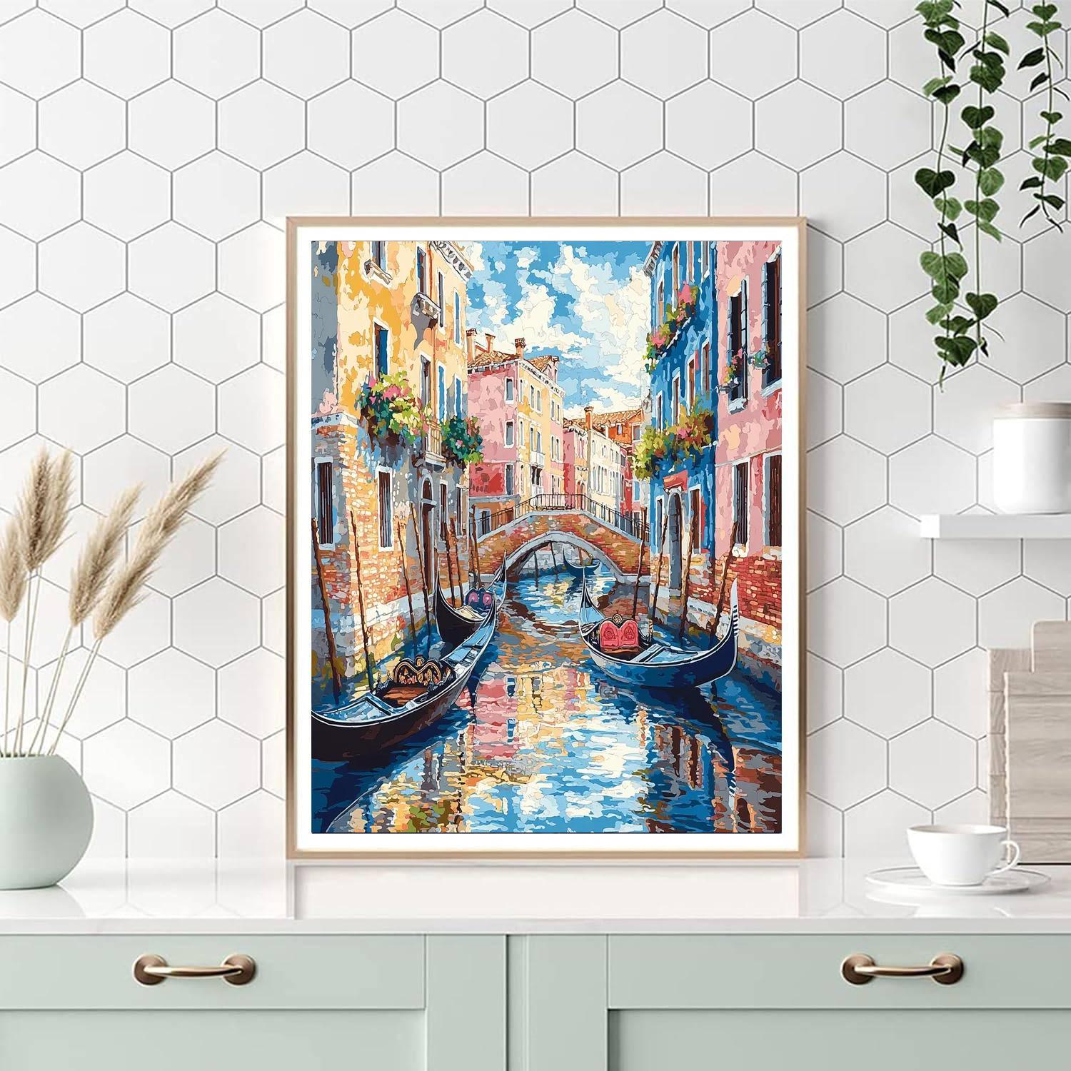 Venice Canals - Italy Painting Number Kit
