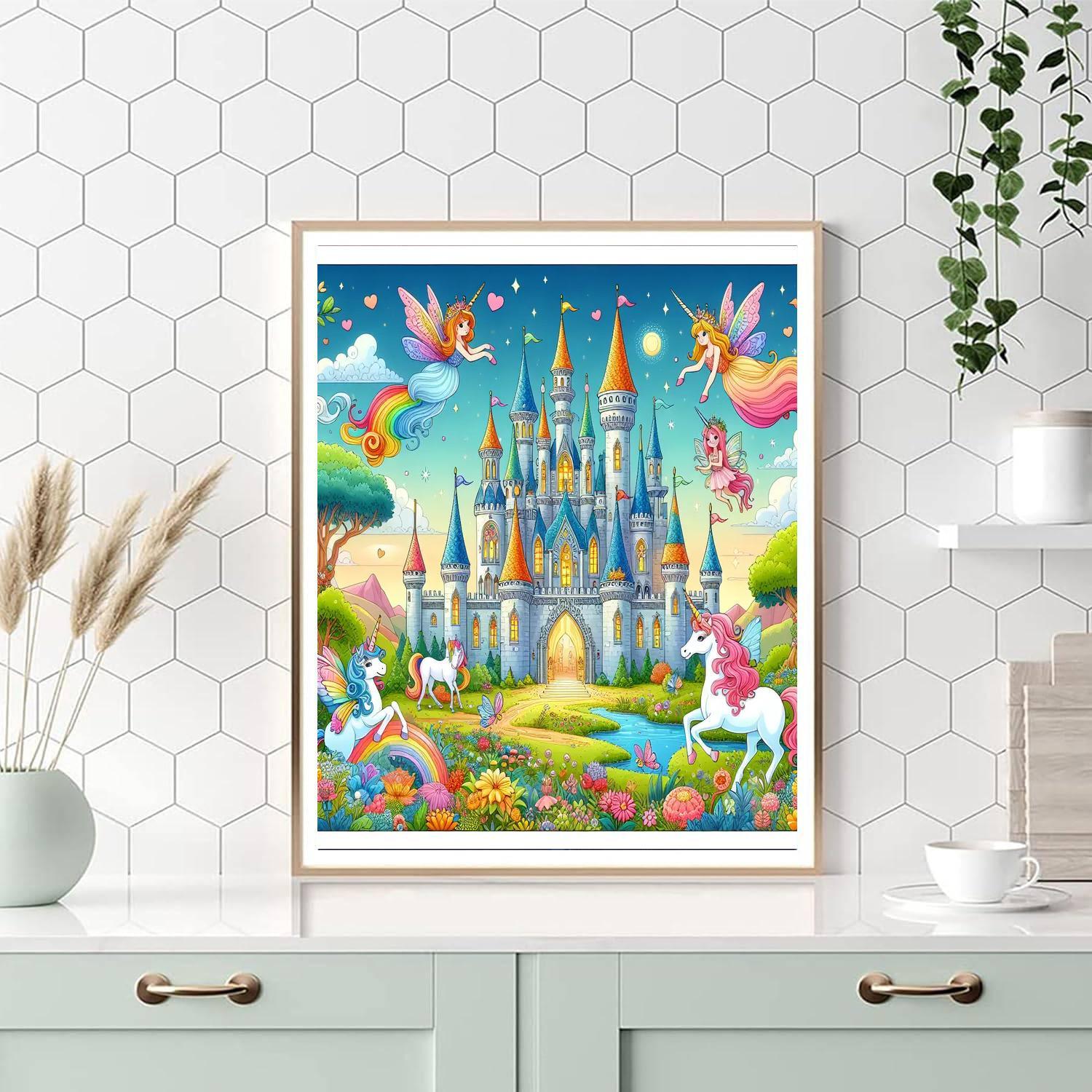 Magical Adventure In Fairy Tales Paint By Numbers Art