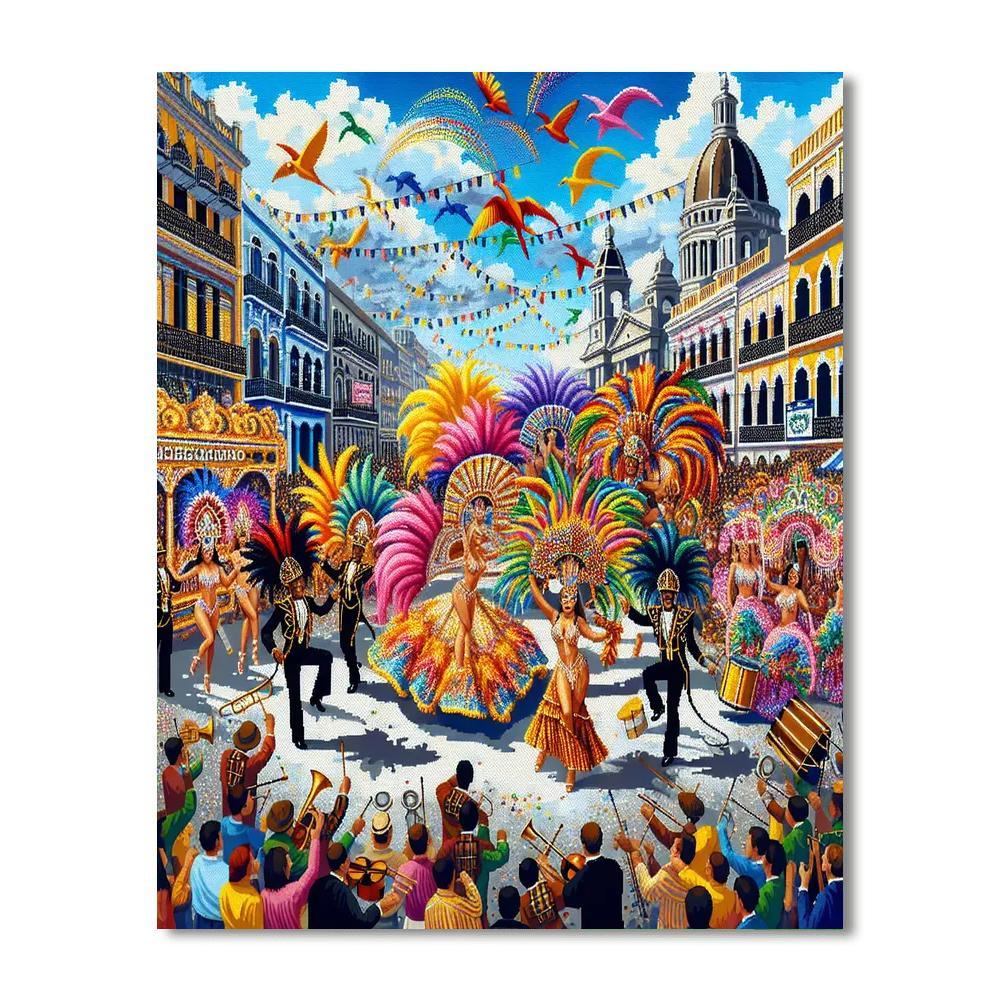 Río Carnival - Argentina Paint By Numbers Art
