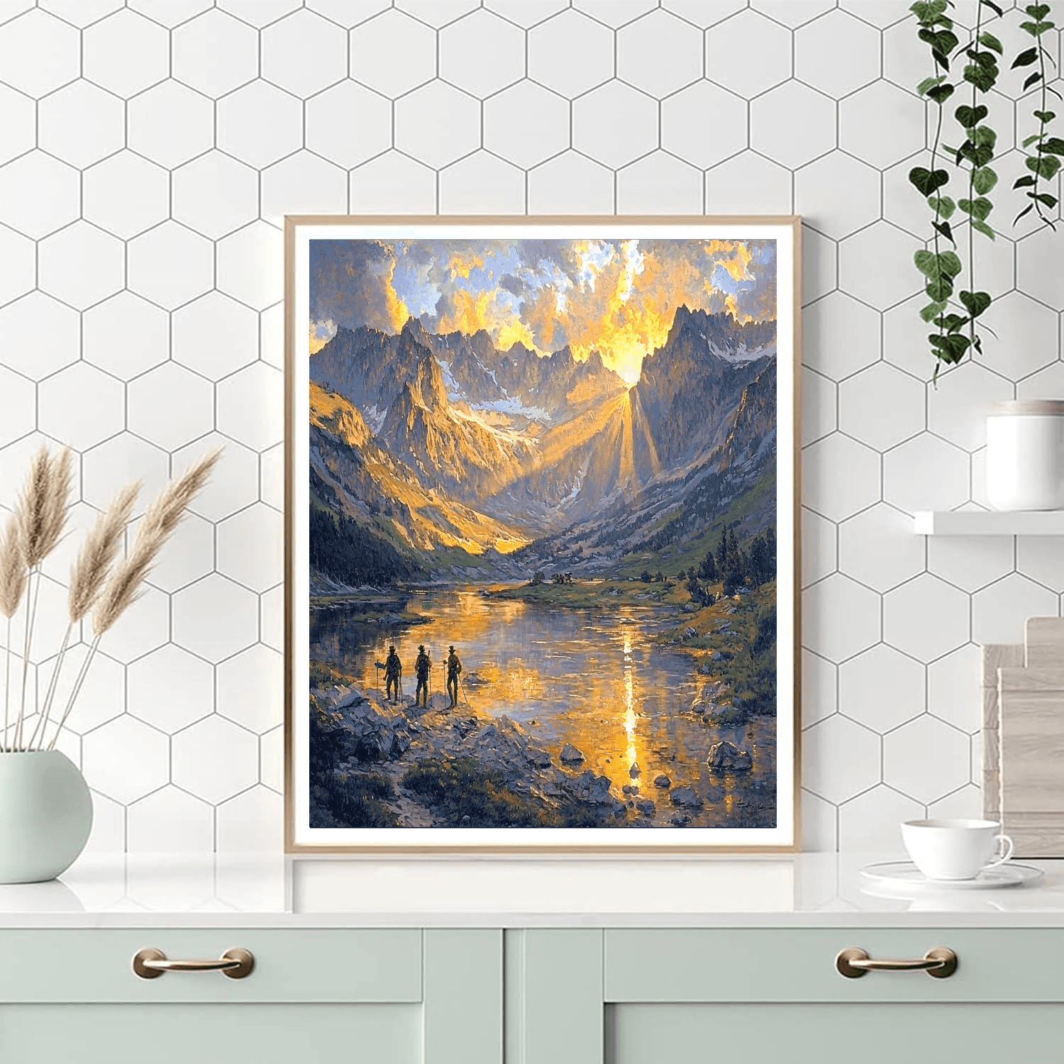 Albert Bierstadt Inspired Historic Expedition  Paint By Numbers