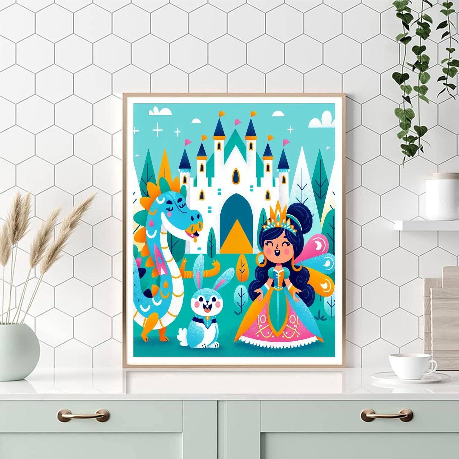 Whimsical Fairy Tale Characters Paint By Numbers Kits