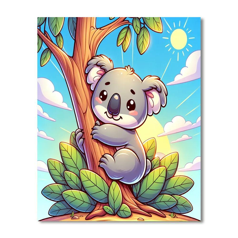Cuddly Koala Dream Paint By Numbers